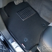 Автомобильные коврики EVA на Nissan Pathfinder III 3 ряда (2004-2014)