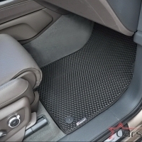 Коврики текстильные на Audi Q7 II 3 ряда (2015->)