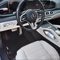 Двухслойные коврики EVA на Mercedes-Benz GLS-klasse II X167 3 ряда (2019->)