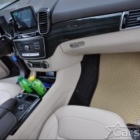 Двухслойные коврики EVA на Mercedes-Benz GLS-klasse I X166 3 ряда (2015-2019)