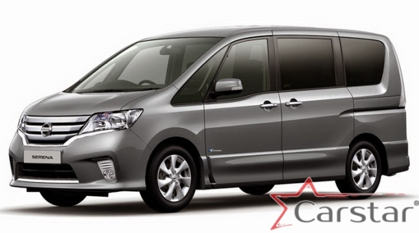 Текстильные коврики для Nissan Serena IV C26 пр.руль (2010-2016)