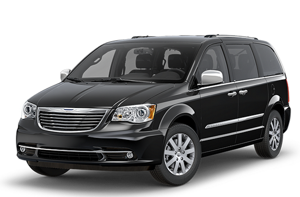 Двухслойные коврики EVA для Chrysler Grand Voyager V (2008->) 2 ряд: кресла 1+1 не убираются в пол