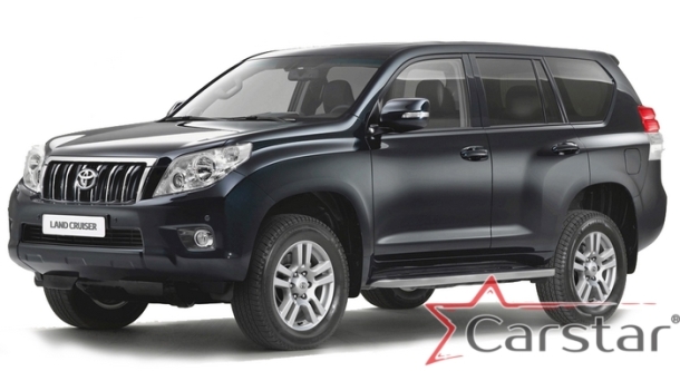 Автомобильные коврики EVA 3D для Toyota Land Cruiser Prado 150 пр.руль (2009-2013) 